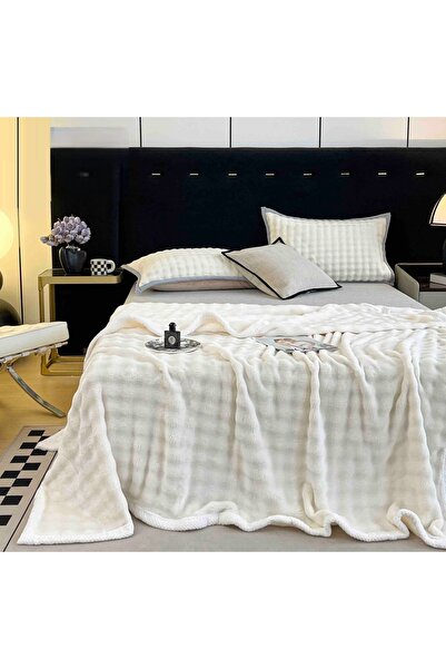 CHIRASO Cocolino CHIRASO Blanket, Gradient Pattern, 200x230cm, Soft and Warm, white