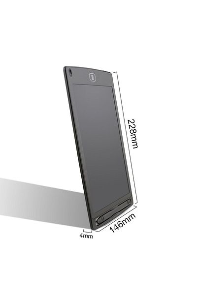 Platinet Platinet 44630 writing tablet, 8.5'', with stylus pen, black