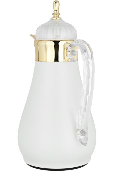 Alsaif Gallery Al Hanouf Thermos Set from Saif Gallery, 3 Pieces - Pearl Gold