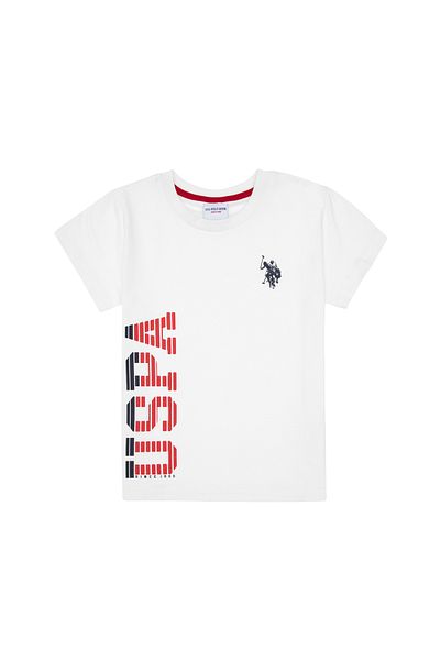U.S. Polo Assn. Boy's White Pajama Set 50310797-Vr013