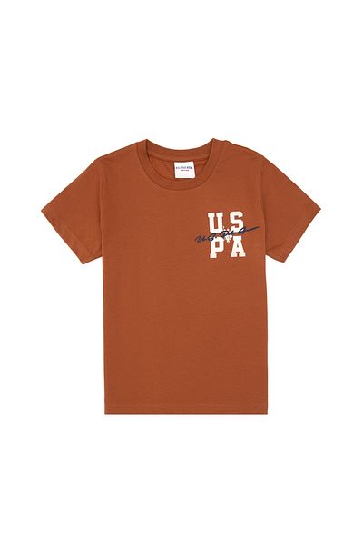 U.S. Polo Assn. Boy's Brown Pajama Set 50310807-Vr029