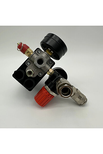 BH Kompresör Basınç Şalteri Seti 25Lt - 50Lt A Tipi