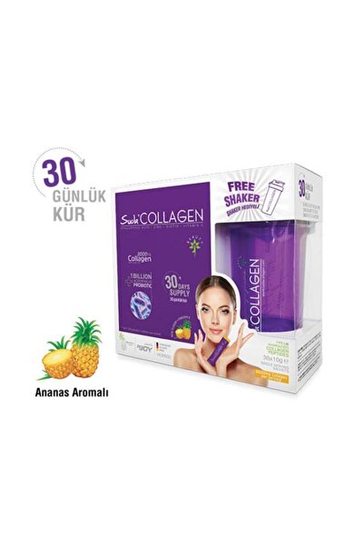 Suda Collagen Takviye Edici Gıda Ananas Aromalı 30 x 10 gr - Toz Saşe