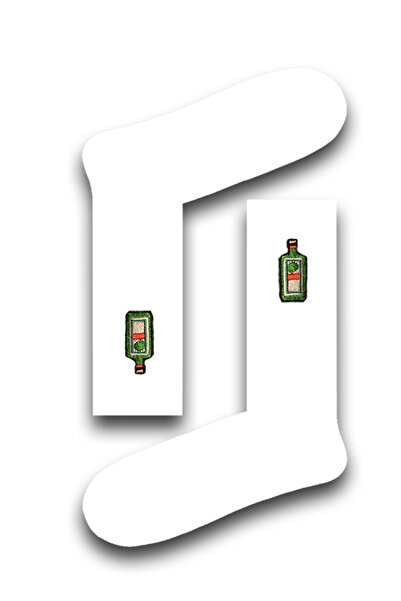 Neşeli Çoraplar Jägermeister Desenli Atletik Unisex Çorap