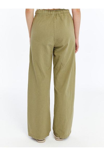 laqa Women's Raw Linen Baggy