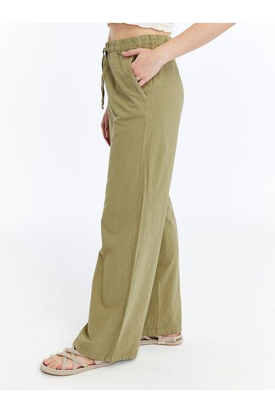 laqa Women's Raw Linen Baggy
