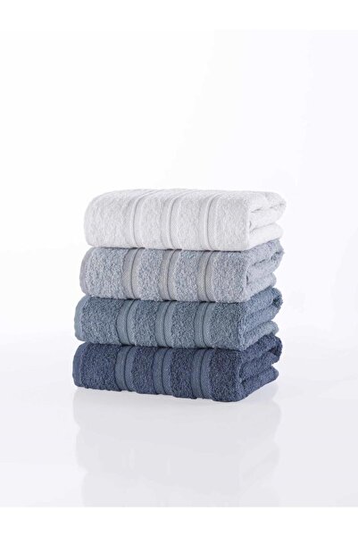 MODALİN Towel Set 4 Pcs High Absorbent Gala 50X90 cm