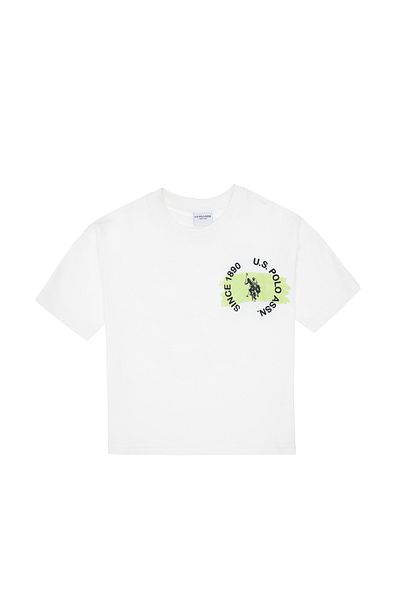 U.S. Polo Assn. Boy's White Pajama Set 50310813-Vr013