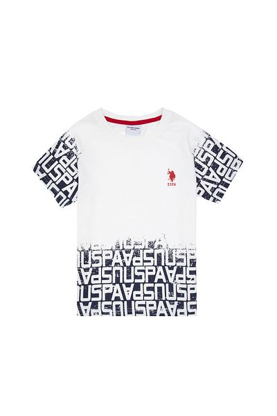 U.S. Polo Assn. Boy's White Pajama Set 50310814-Vr013