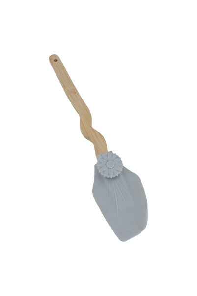 Alsaif Gallery Sword Gallery Silicone Spoon, Wooden Handle - Wood