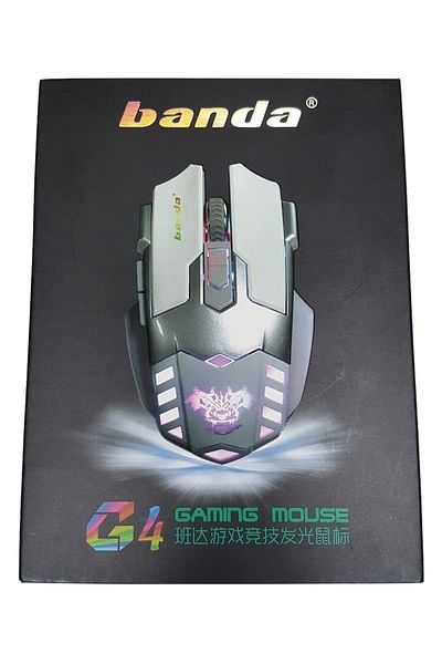 Banda Mouse Banda USB [ G4-W ] Gaming 6D - LED