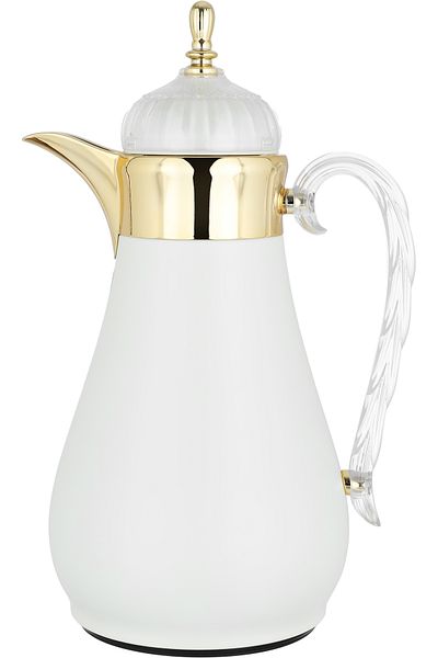 Alsaif Gallery Al Hanouf Thermos Set from Saif Gallery, 3 Pieces - Pearl Gold