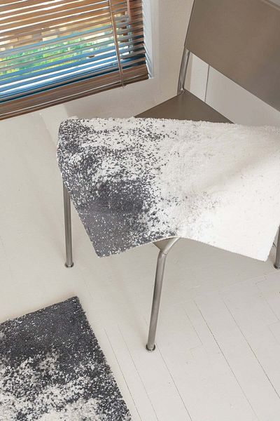İrya Χαλάκι μπάνιου Nera 2 τεμαχίων 40x60+60x90 Σκούρο Γκρι