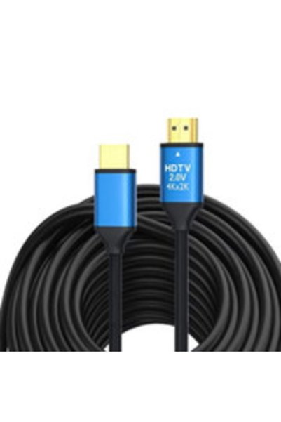 OEM Cablu HDMI - HDMI, 10M, V2.0, rezolutie 4K, mufe aurite, tip tata-tata