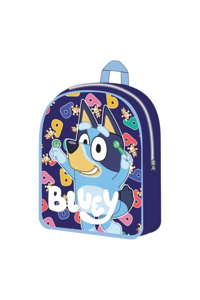 bluey Ghiozdan gradinita, 30x26x10 cm, bretele ajustabile si intarite, multic...