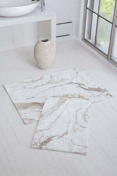 TRYOLE Marmera Ματ 2 τεμαχίων 40X60+60X90 Μπεζ