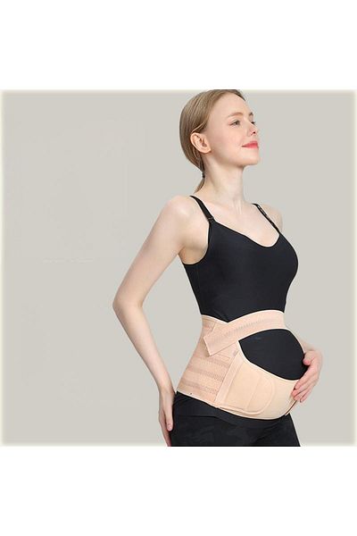 fun zone Pregnant Women Belly Support Belt Belly Support Belt Breathable Strip Mesh Abdominal Support Belt