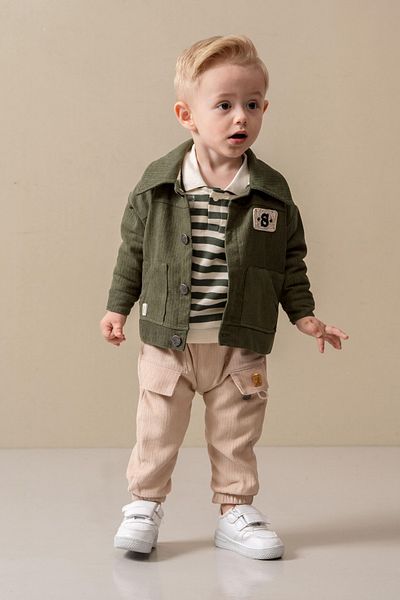 JNF kids Baby Boy & Children's Jacketed Triple Set