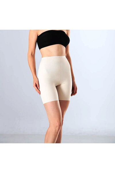 Espuar 2446 Slimming Effect Laser Cut Long No Trace Silicone Shorts Corset