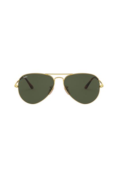 Ray-Ban Ray-Ban RB3689 914731 – Unisex Sunglasses, Arista Gold / G-15 Green, 58mm