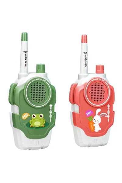 rexa 2 قطعة جهاز اتصال لاسلكي، جهاز إرسال للتحكم عن بعد ثنائي الاتجاه 50-500 متر، هاتف صغير، ألعاب عسكرية