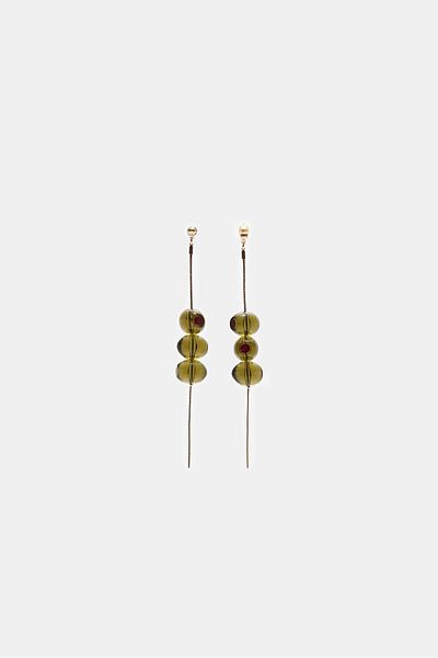 Stradivarius Olive earrings