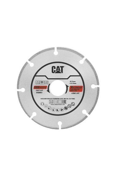 Caterpillar CAT DA09051 Vacuum Brazed Diamond Blade - Metal Cut Ø115mm x 22.23mm
