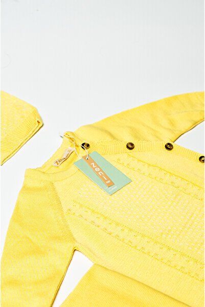 ZENİ BABY Yeni Doğan 5'li Örme Triko Tulum Set