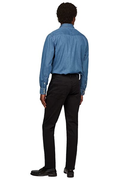 Tommy Hilfiger Erkek Regular Fit 5 Cepli Esnek Pantolon - Siyah