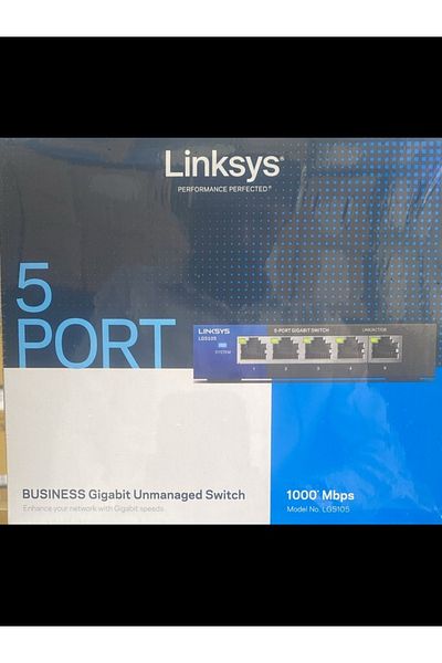 Linksys LGS105 5-Port Gigabit Unmanaged Business Switch