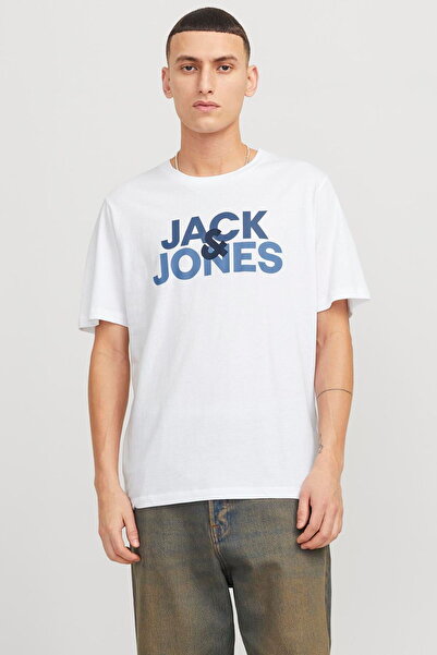 Jack & Jones تي شيرت بشعار Rundhals تي شيرت