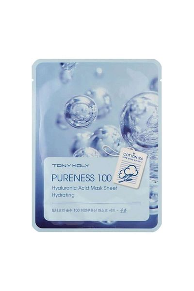 TONYMOLY Pureness 100 Hyaluronic Acid Mask Sheet , 2 Pieces