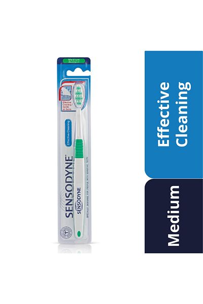 Sensodyne Toothbrush Effective Cleaning Medium Assorted Colours 1 pc