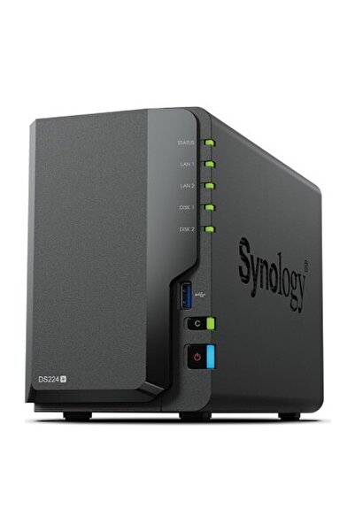SYNOLOGY DS224PLUS Nas 2 Yuvalı 2gb Depolama Ünitesi