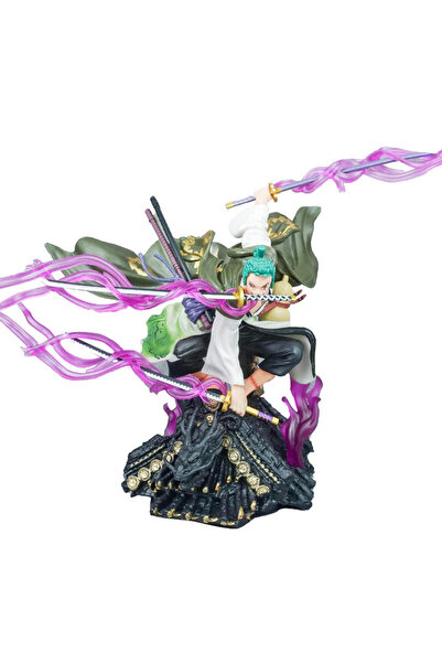 rexa مجسم زورو كيمونو - لعبة نموذجية من الأنمي الياباني مصنوعة من مادة البولي...