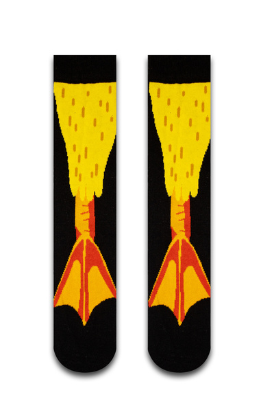 Neşeli Çoraplar Ördek Ayağı Renki Unisex Çorap