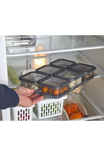 Cosiness Pratic 6-Piece Breakfast Set with Tray - (6 Storage Containers 400 Ml.+1 Tray)