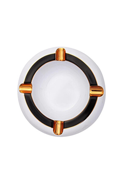 Parmida Scrumieră pentru trabucuri din porțelan - albă