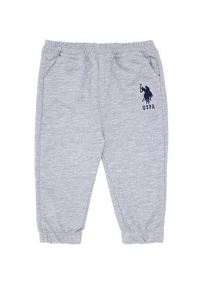 U.S. Polo Assn. Boy's Gray Melange Sweatpants 50306265-Vr086