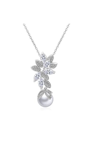 OEM Colier Zirconia White Pearls