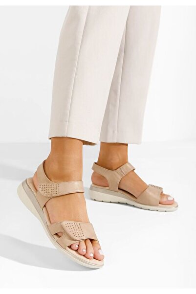 B T Shoes Дамски сандали Sorevia бежови