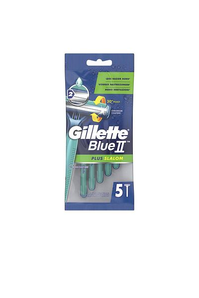Gillette Set Aparate de ras Gillette BLUE II PLUS SLALOM 5 buc