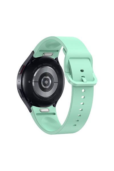 THD 20 mm silicone strap, THD brand, for Galaxy Watch6/Classic, Galaxy Watch5/Pro, green color