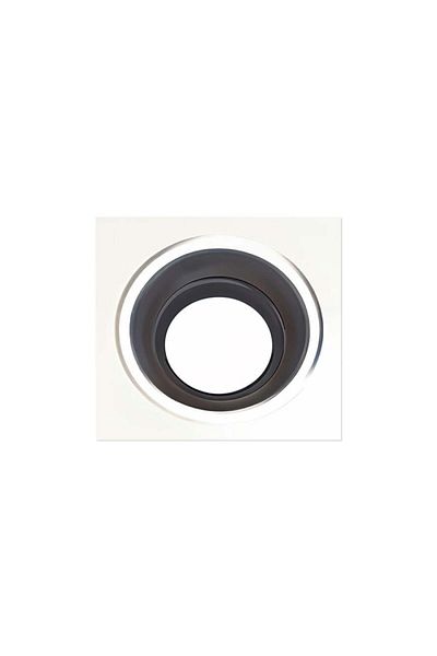 Siera Spot Square White + Silver 8780