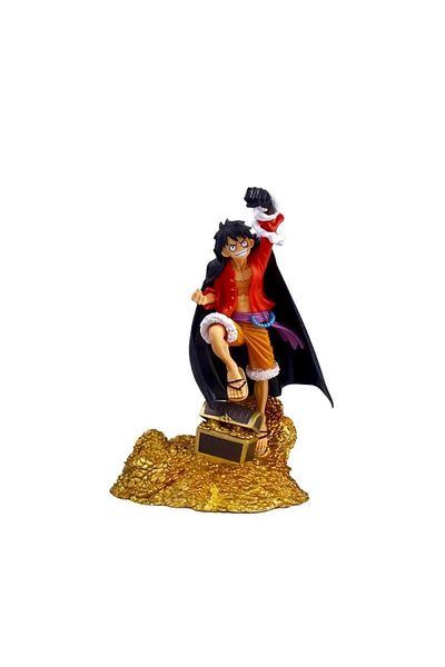 rexa Anime Unisex PVC Model Toy High Quality Golden Base Luffy Chopper One Piece