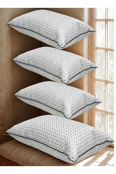 smart home Luxury 4-Piece Pillowcase Set for Bed, Sofa, and Couch with 100% Polyester Filling | Size 70 x 40 cm