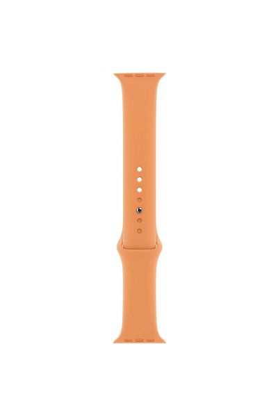 THD THD brand silicone strap for Apple Watch 41 mm series 7 and series 8, size S/M, vivid orange