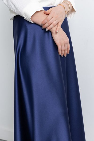 TUĞBA ERGÜL Fusta de damă din satin cu talie înaltă 2121