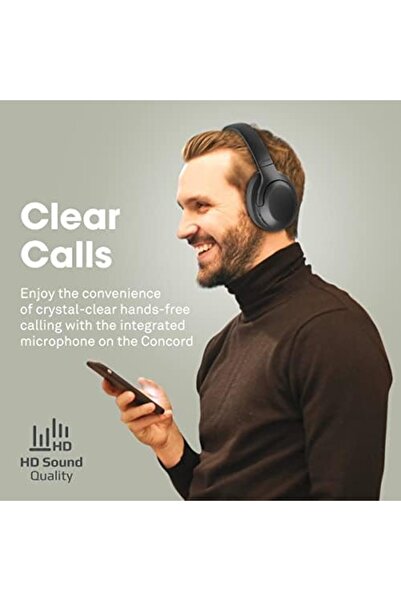 Promate Bluetooth Headphones, Powerful HD Stereo Wired/Wireless Headphone with Active Noise Cancella