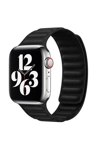 THD Curea Link Magnetica, Marca , Compatibila Apple Watch 45 Mm Seria 9, Apple Watch Se 44 Mm, Neagra